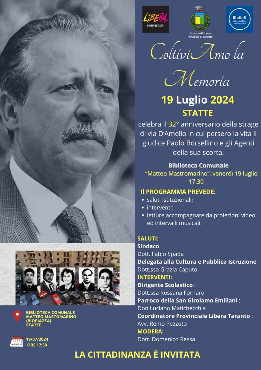 19 Luglio 2024 Coltiviamo la memoria LOCANDINA.jpeg